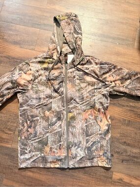 RedHead Realtree Camo Hooded Zip Jacket - Brown & Green